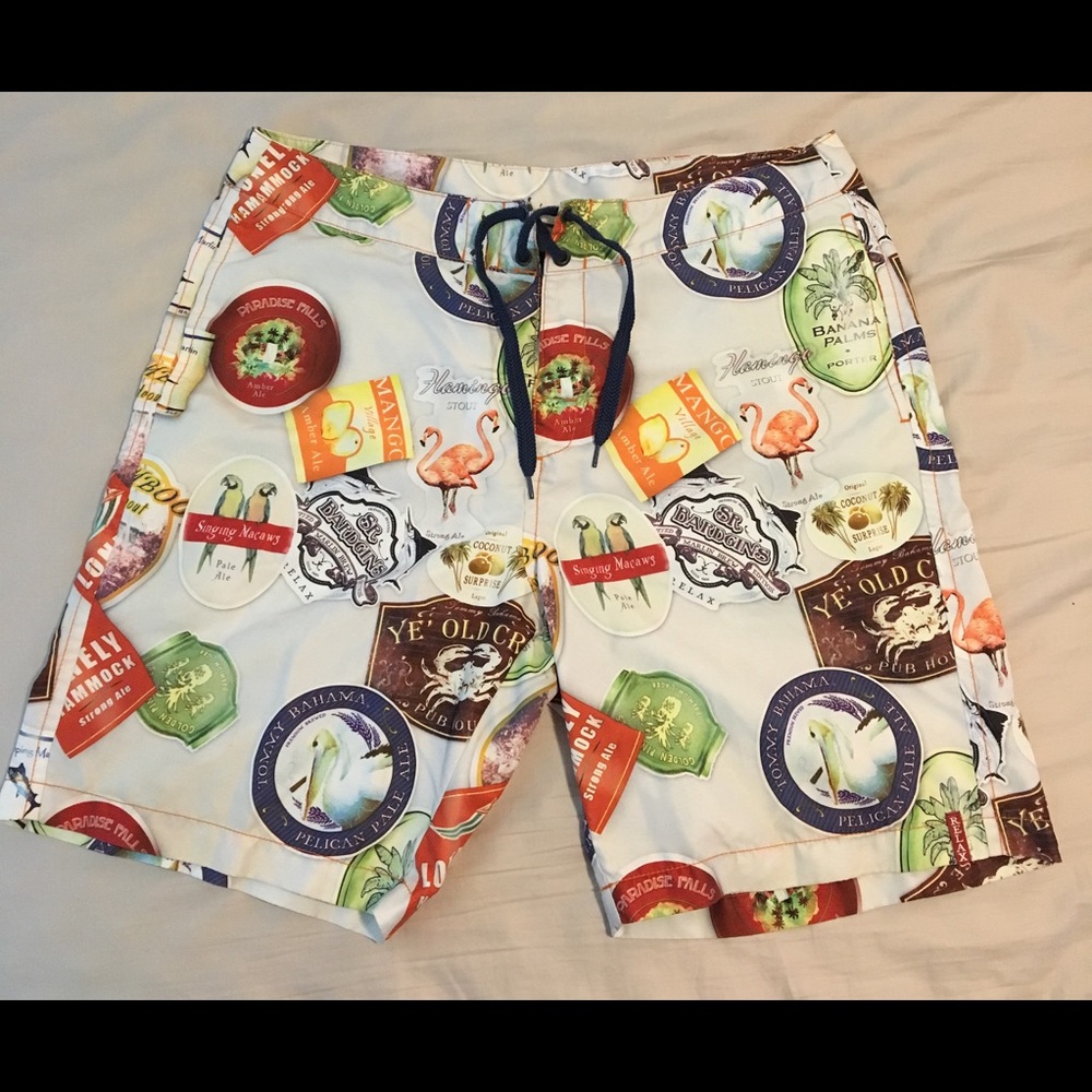 Tommy Bahamas Men’s Swim Trunks Shorts RELAX
